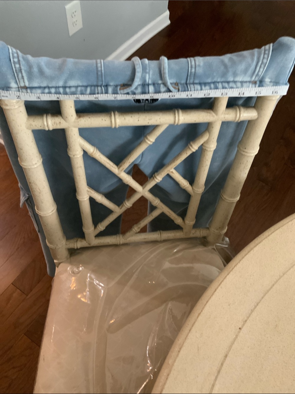 Vanilla Star Light Blue Washed Cargo Jogger Pants - Picture 8 of 8